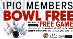 Free Bowling with VIP Movie Ticket