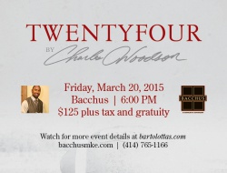 Charles Woodson Wine Dinner at Bacchus