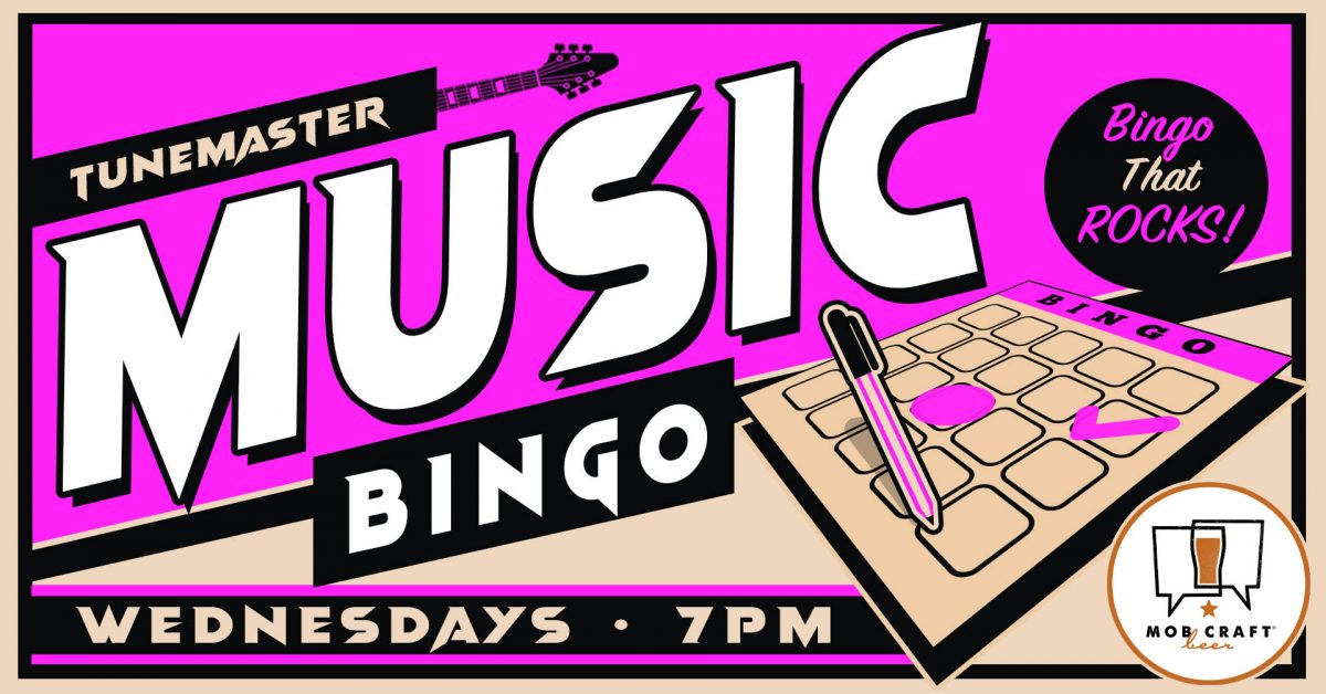 TuneMaster Music Bingo at MobCraft Beer